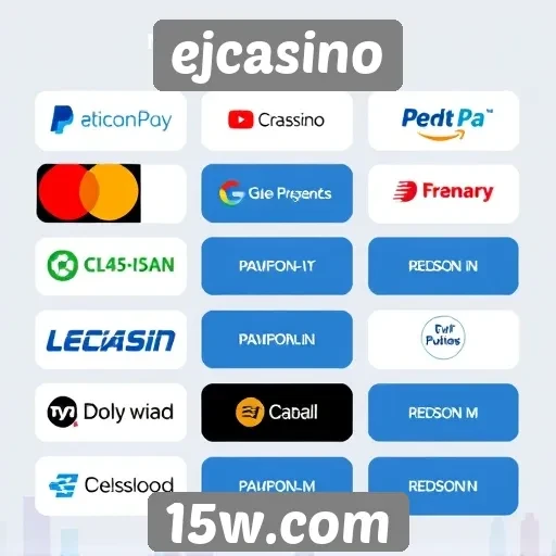 Métodos de pagamento suportados pelo ejcasino