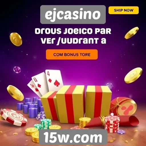 Promoções e bônus oferecidos pelo ejcasino